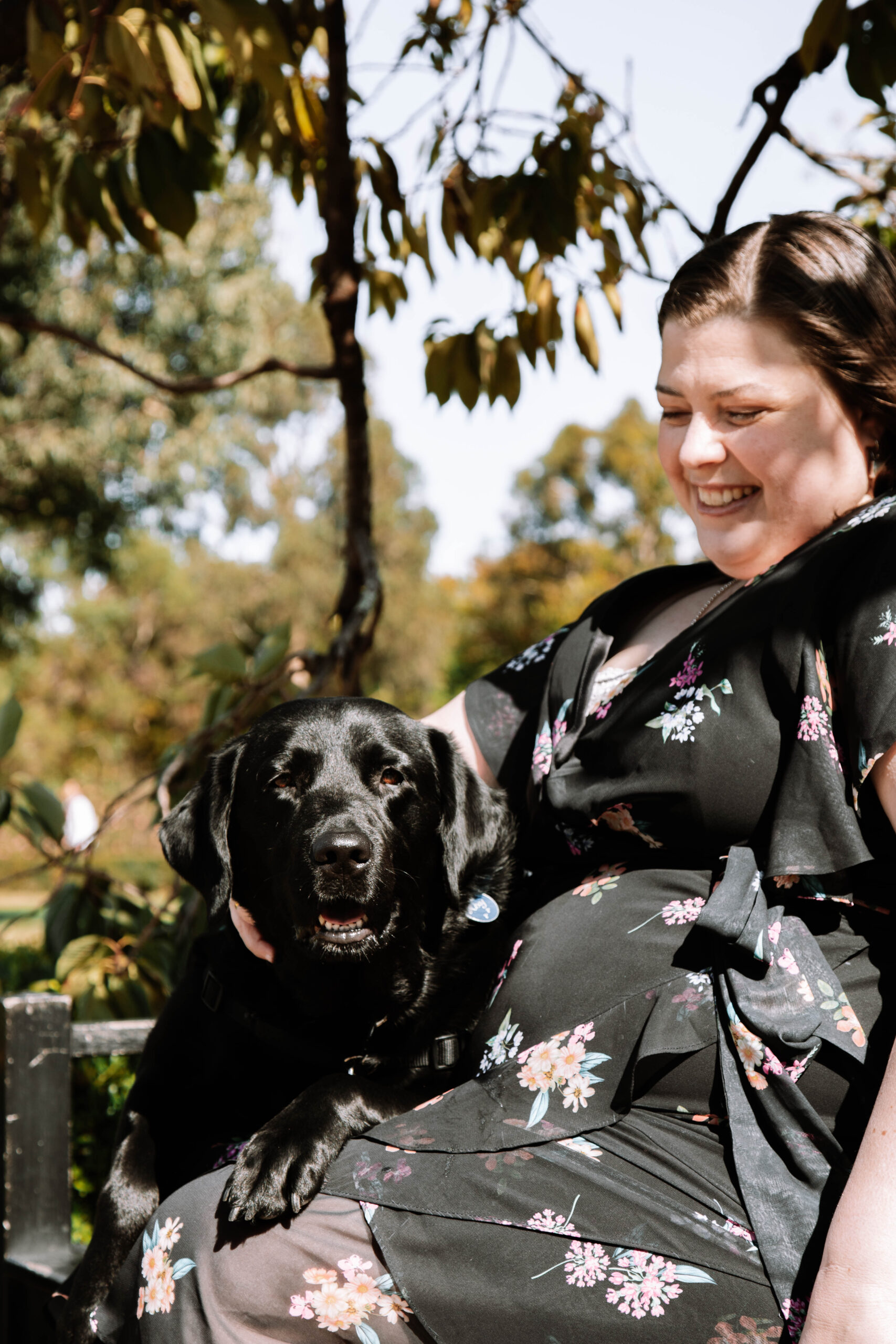 Kate and her Service Dog Roxy